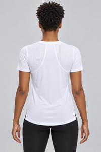 RBC Women's Side Split Mesh Training Tee
