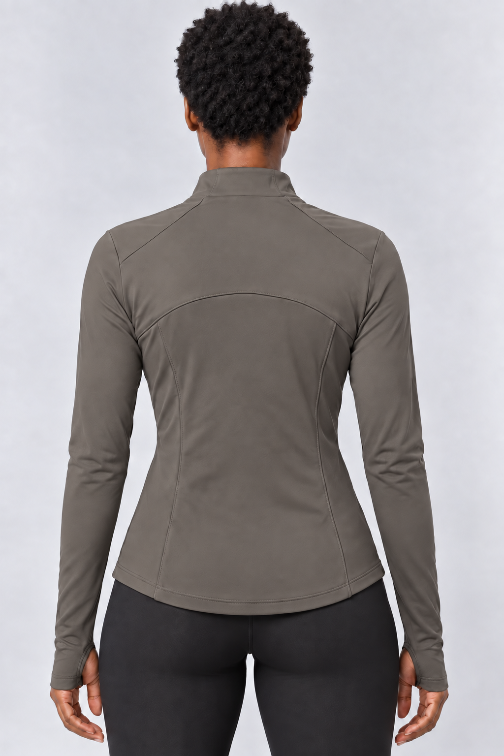 RBC Women's Quarter-Zip Curved Hem Activewear Top