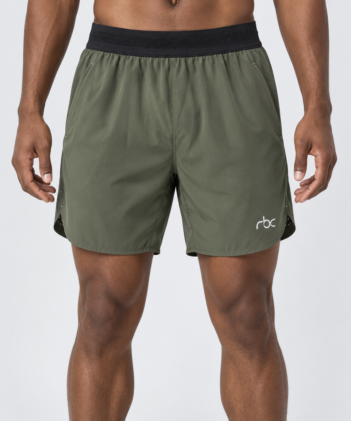 RBC Men's Mesh-Waist Running Shorts