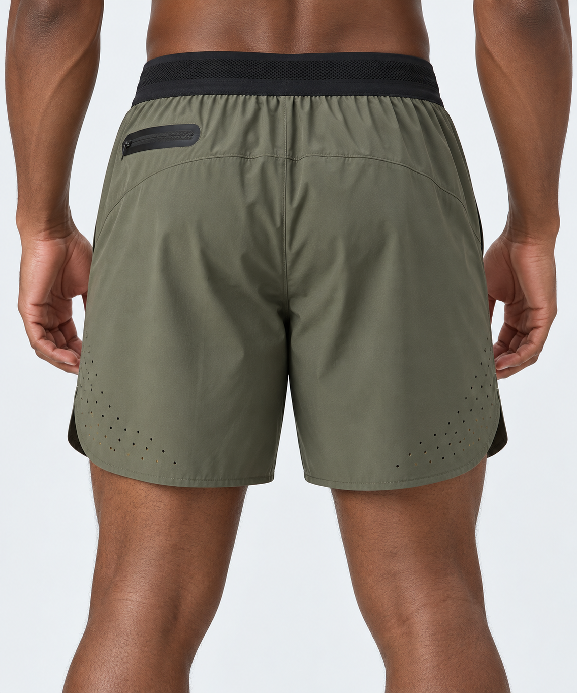 RBC Men's Mesh-Waist Running Shorts