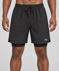 RBC Men's 2-in-1 Perforated Running Shorts
