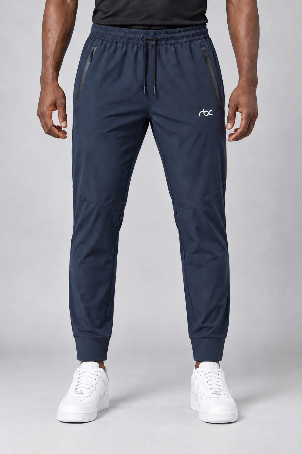 RBC Men's Ice-Cool Tapered Zip-Pocket Joggers