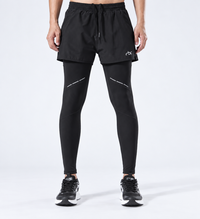 RBC Men's 2-in-1 Shorts Over Compression Leggings