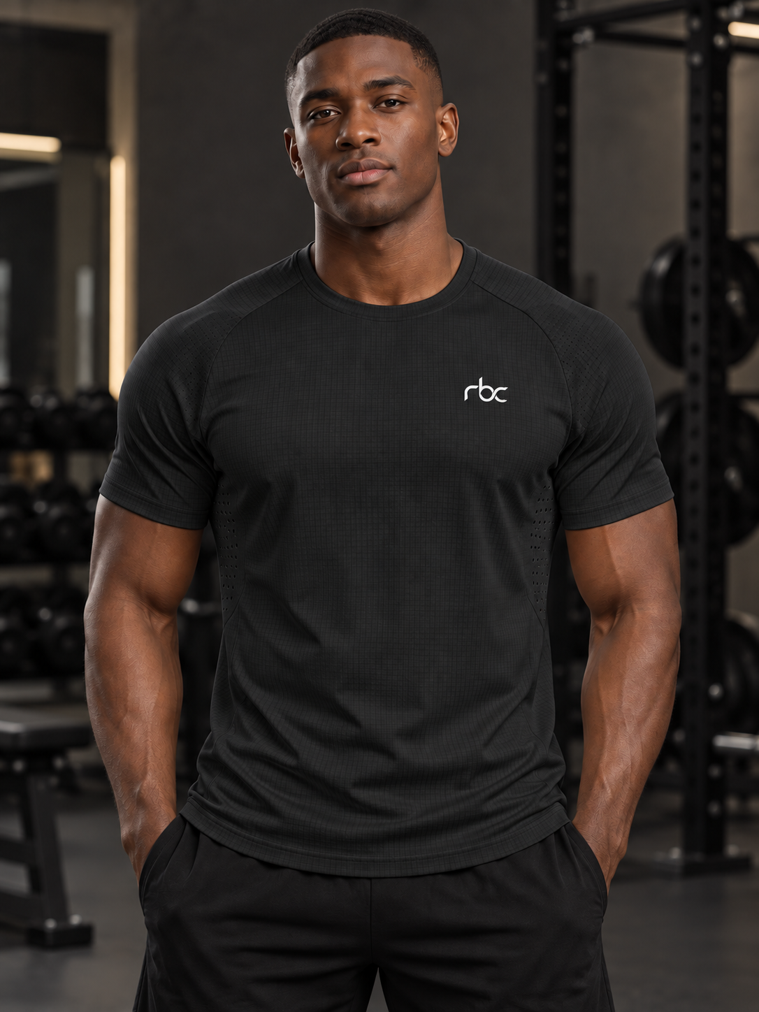 RBC Men's Dry-Fit Perforated Performance Tee