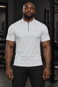 RBC Men's Quarter-Zip Reflective Muscle Training Shirt