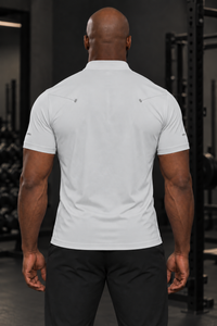 RBC Men's Quarter-Zip Reflective Muscle Training Shirt