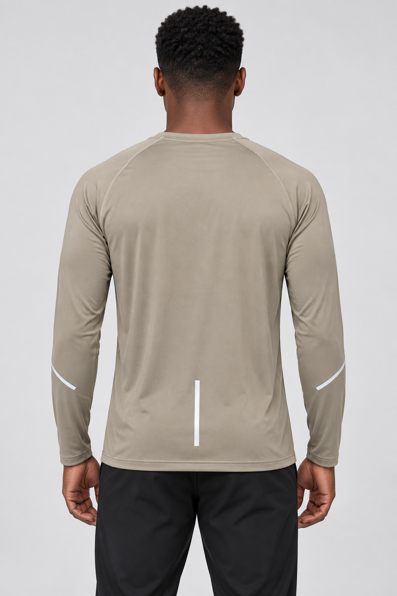 RBC Men's Jacquard Long-Sleeve Breathable Training Tee