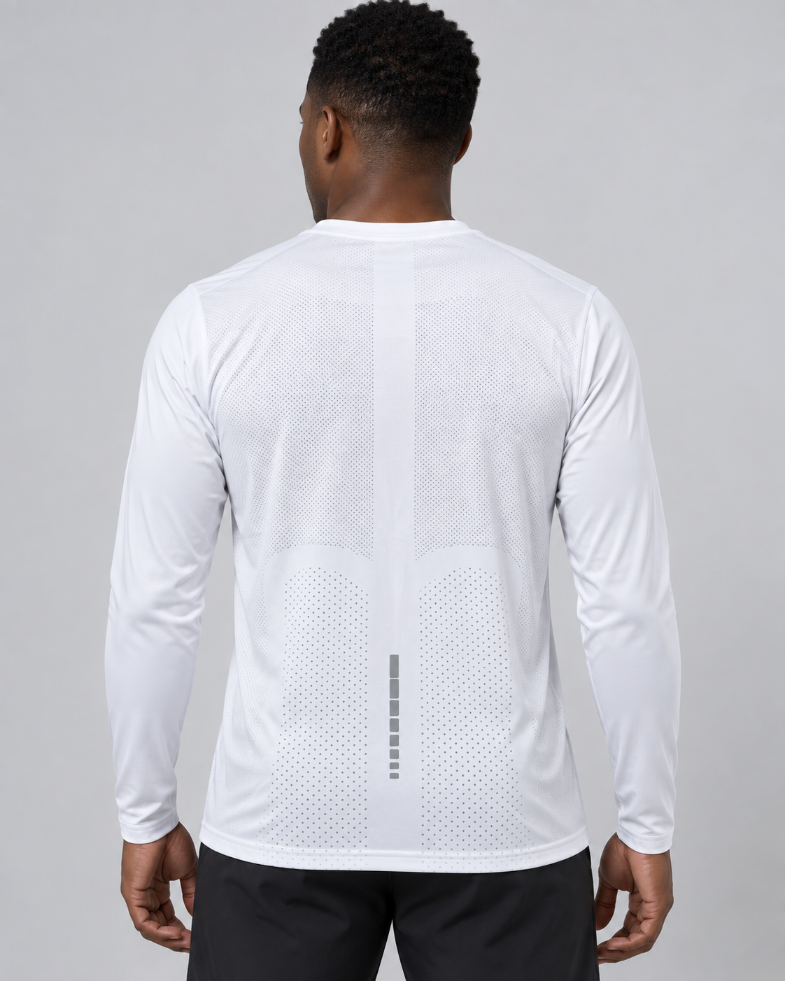 RBC Men's Reflective Long-Sleeve Gym Pullover