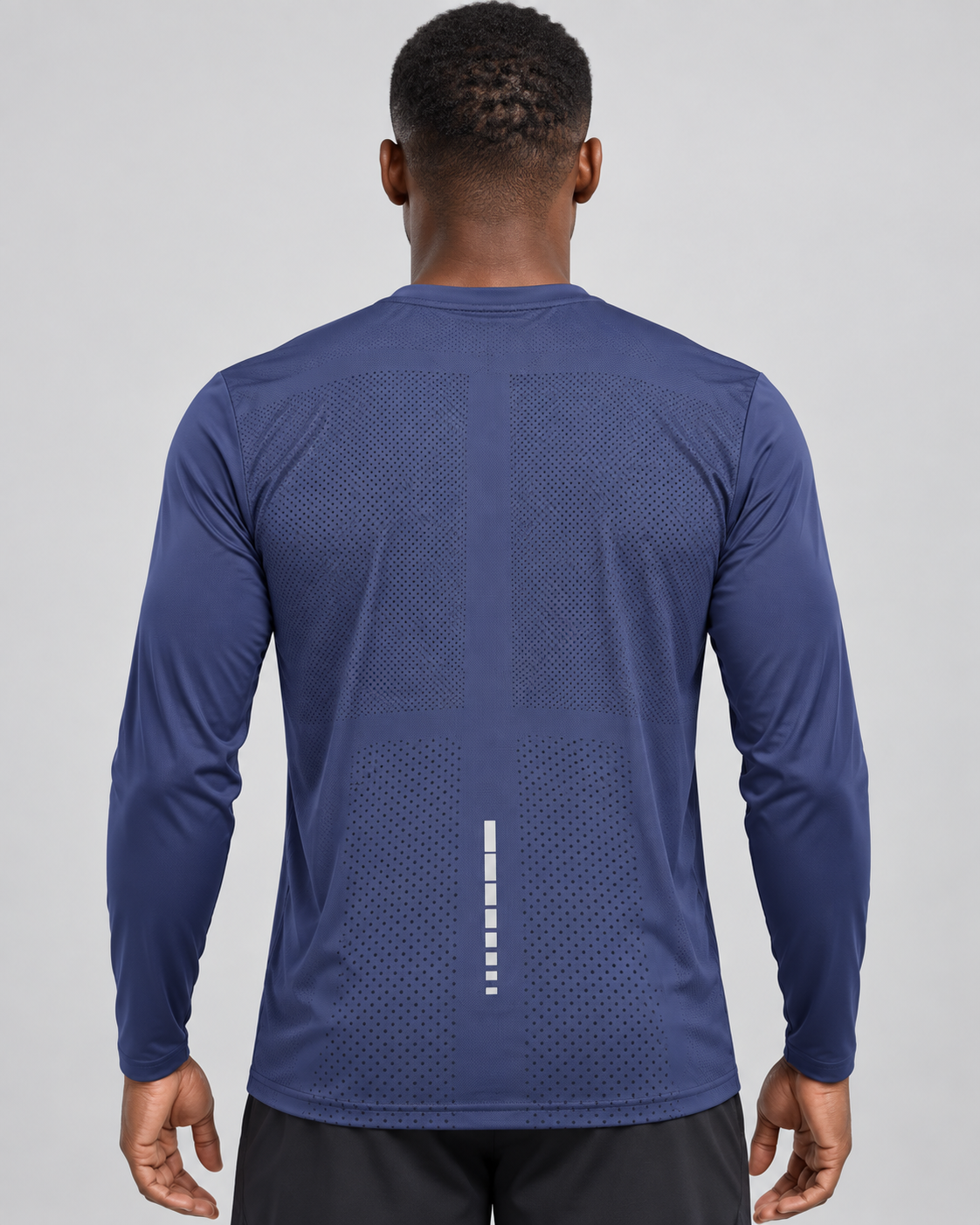RBC Men's Reflective Long-Sleeve Gym Pullover