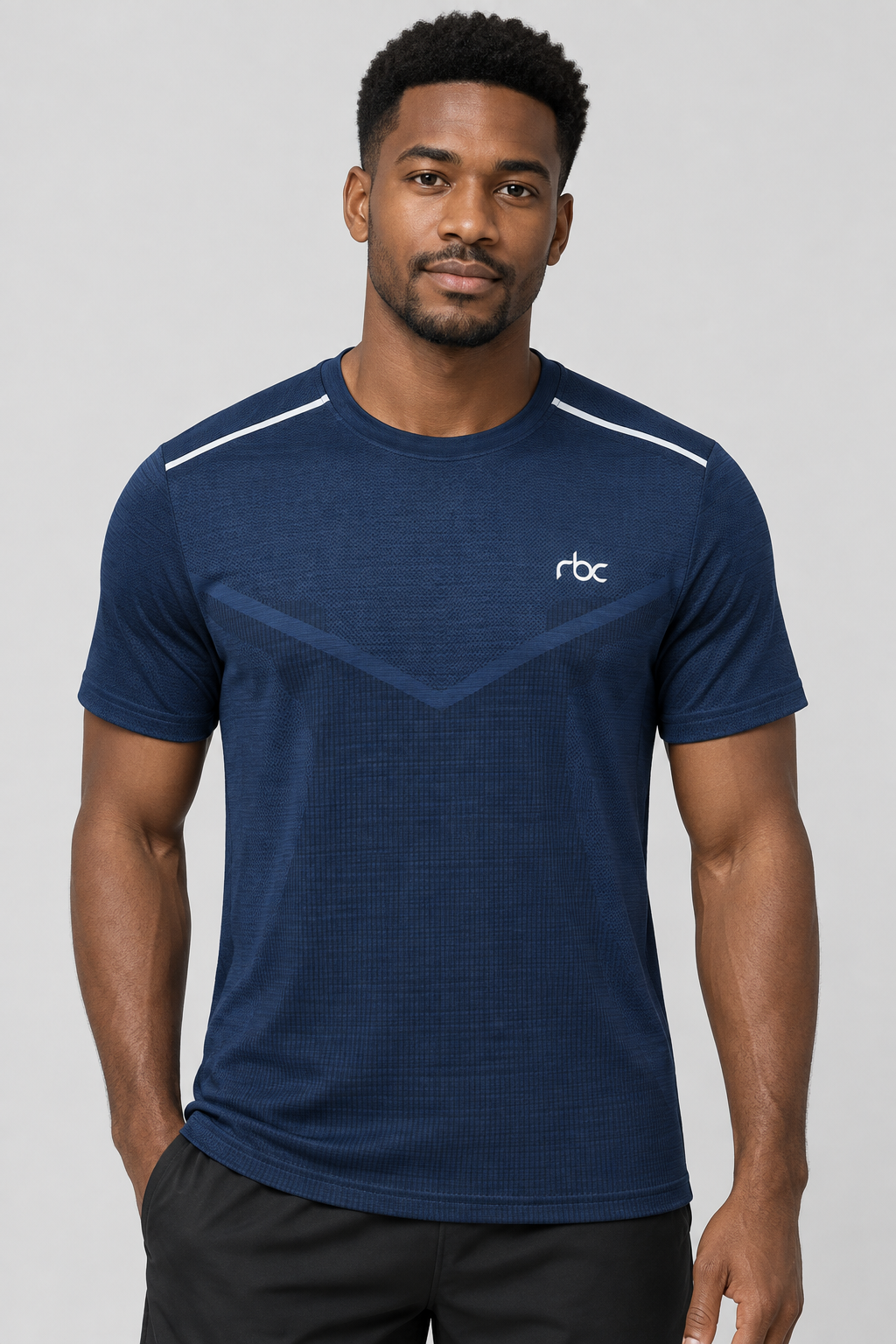 RBC Men's Grid-Knit Reflective Training Tee