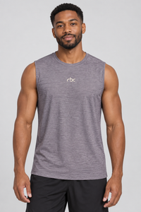 RBC Men's Heathered Marl Sleeveless Training Tank