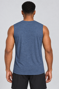 RBC Men's Heathered Marl Sleeveless Training Tank