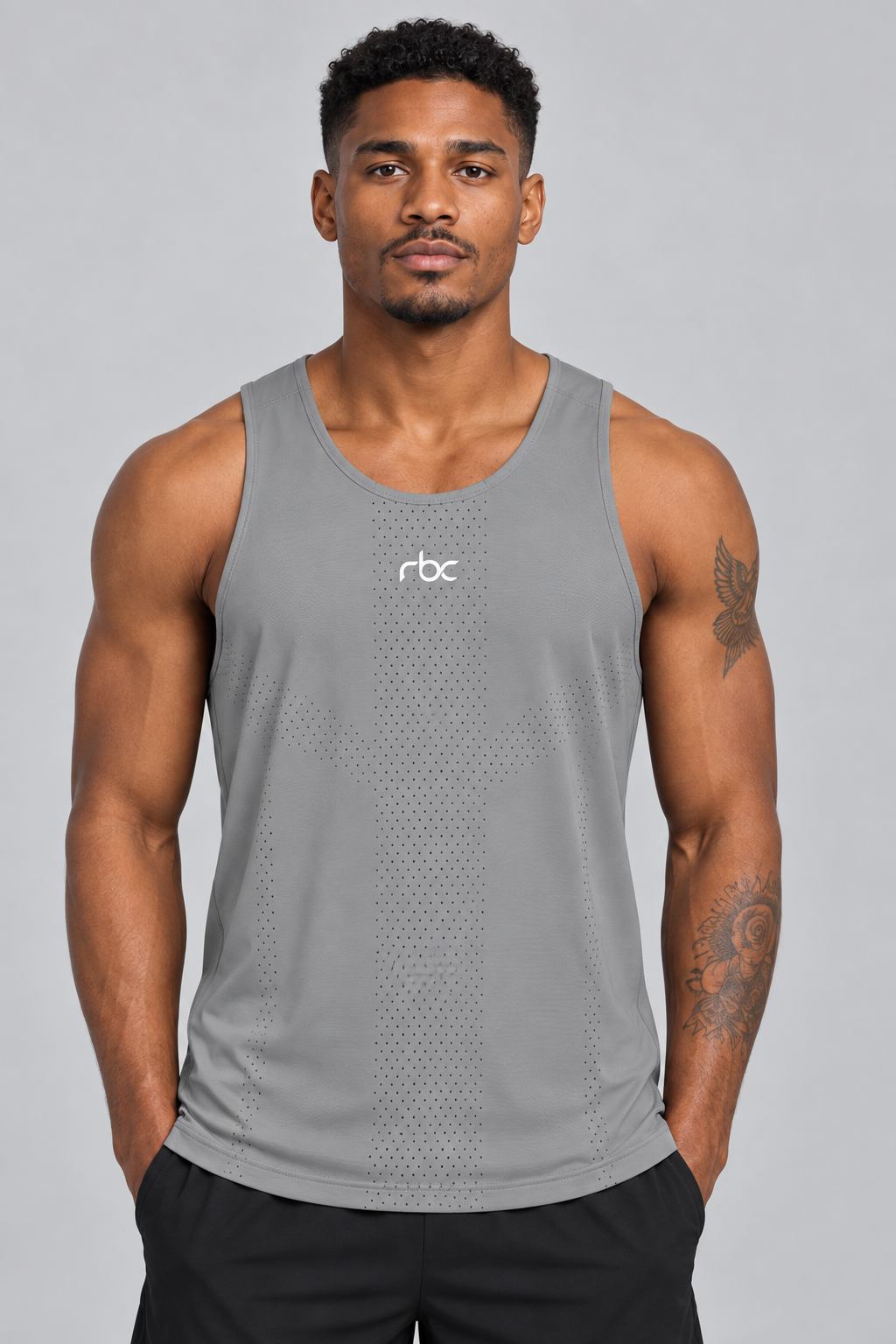 RBC Men's AirFlow Perforated Tank Top