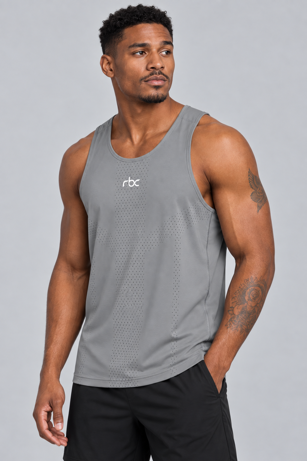 RBC Men's AirFlow Perforated Tank Top