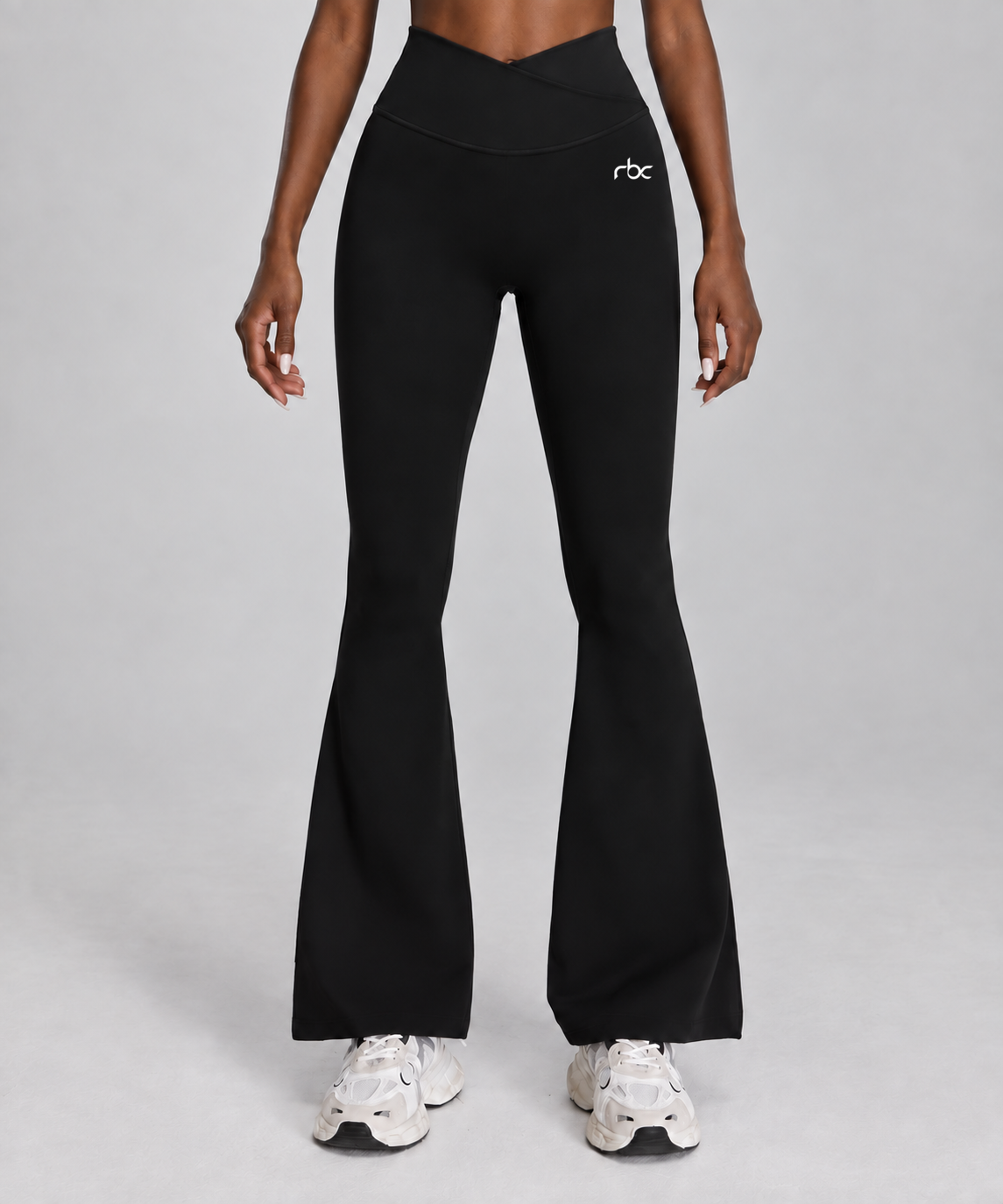 Women's V-Waist Flare Pants