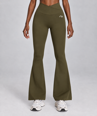 Women's V-Waist Flare Pants