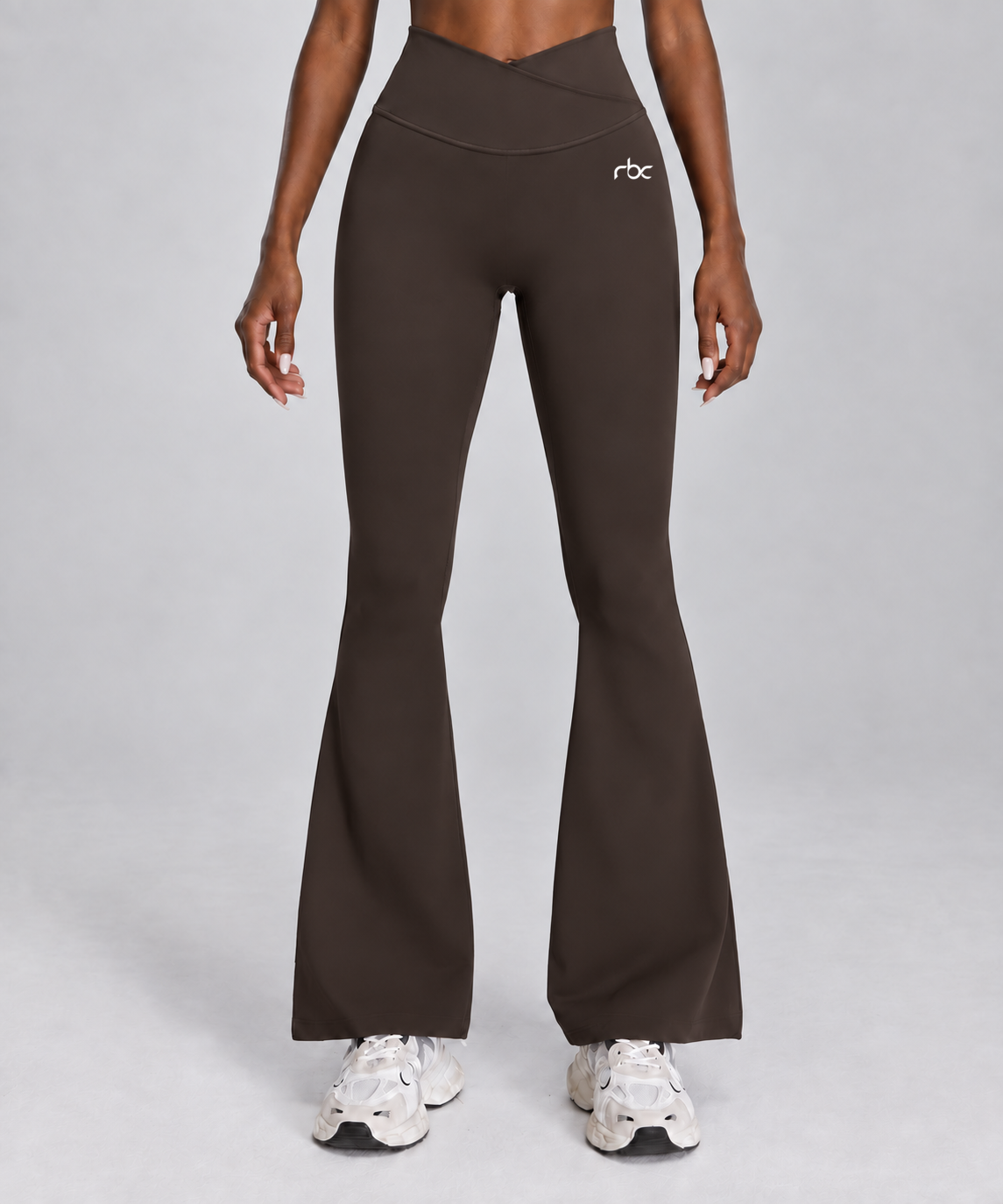 Women's V-Waist Flare Pants