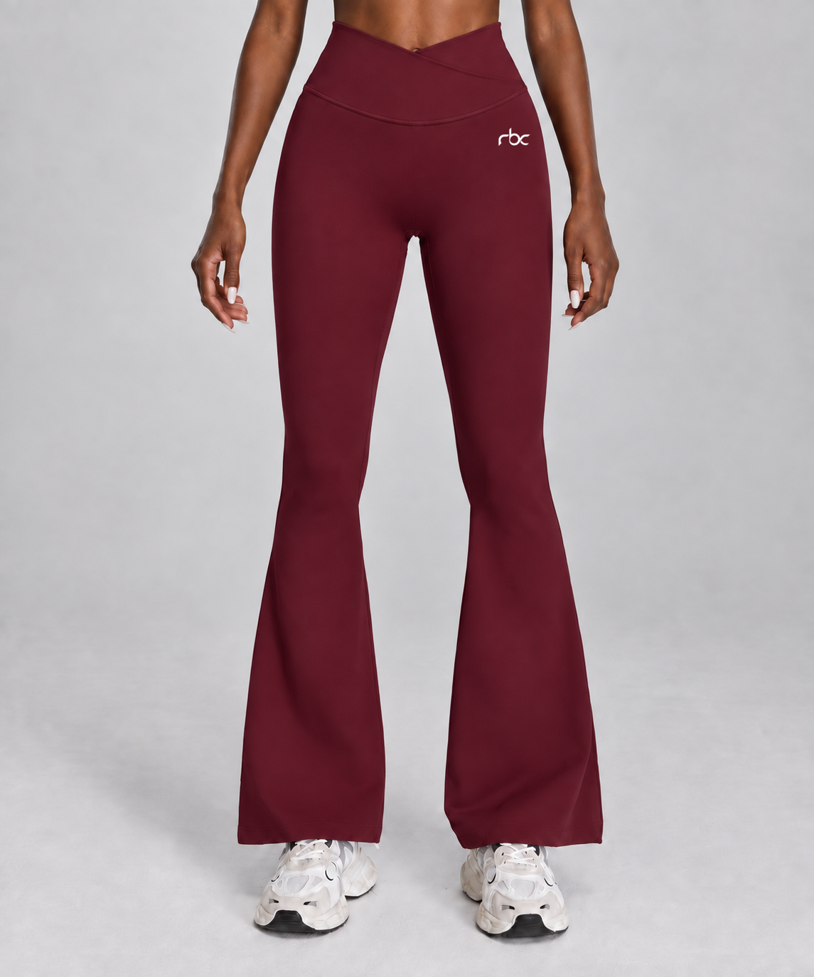 Women's V-Waist Flare Pants