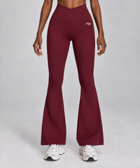 Women's V-Waist Flare Pants