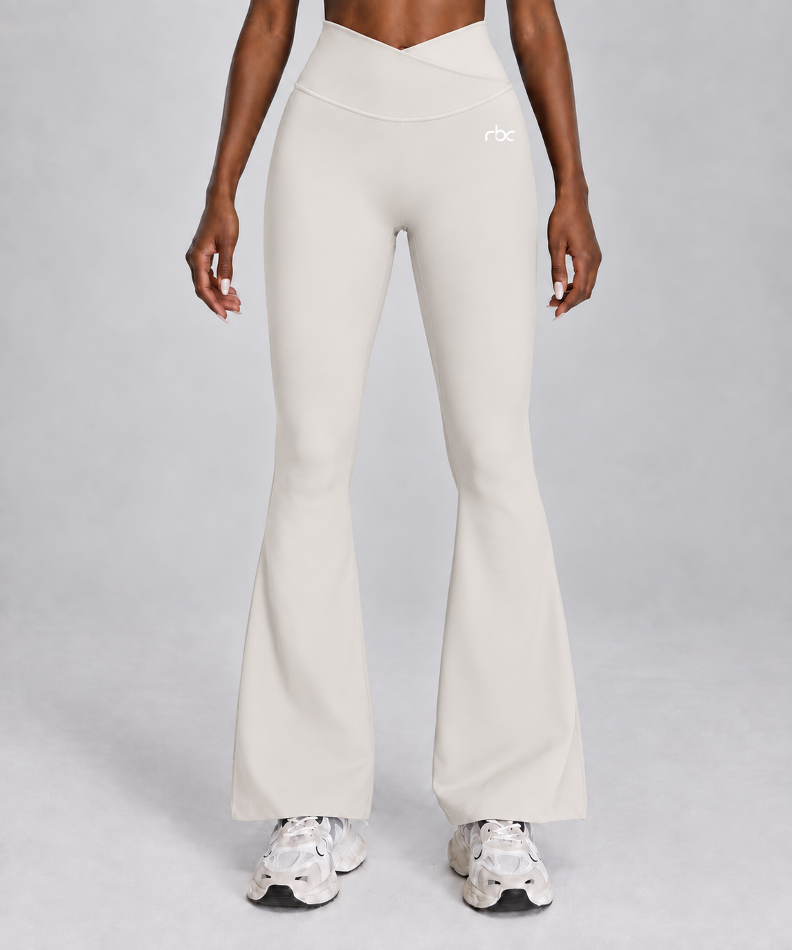 Women's V-Waist Flare Pants