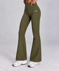 Women's V-Waist Flare Pants