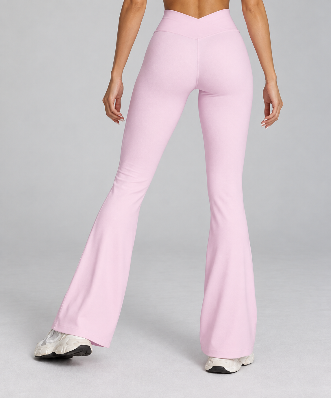 Women's V-Waist Flare Pants