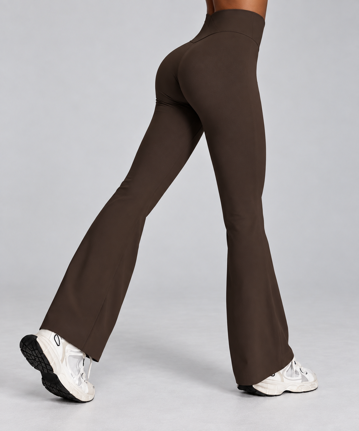 Women's V-Waist Flare Pants